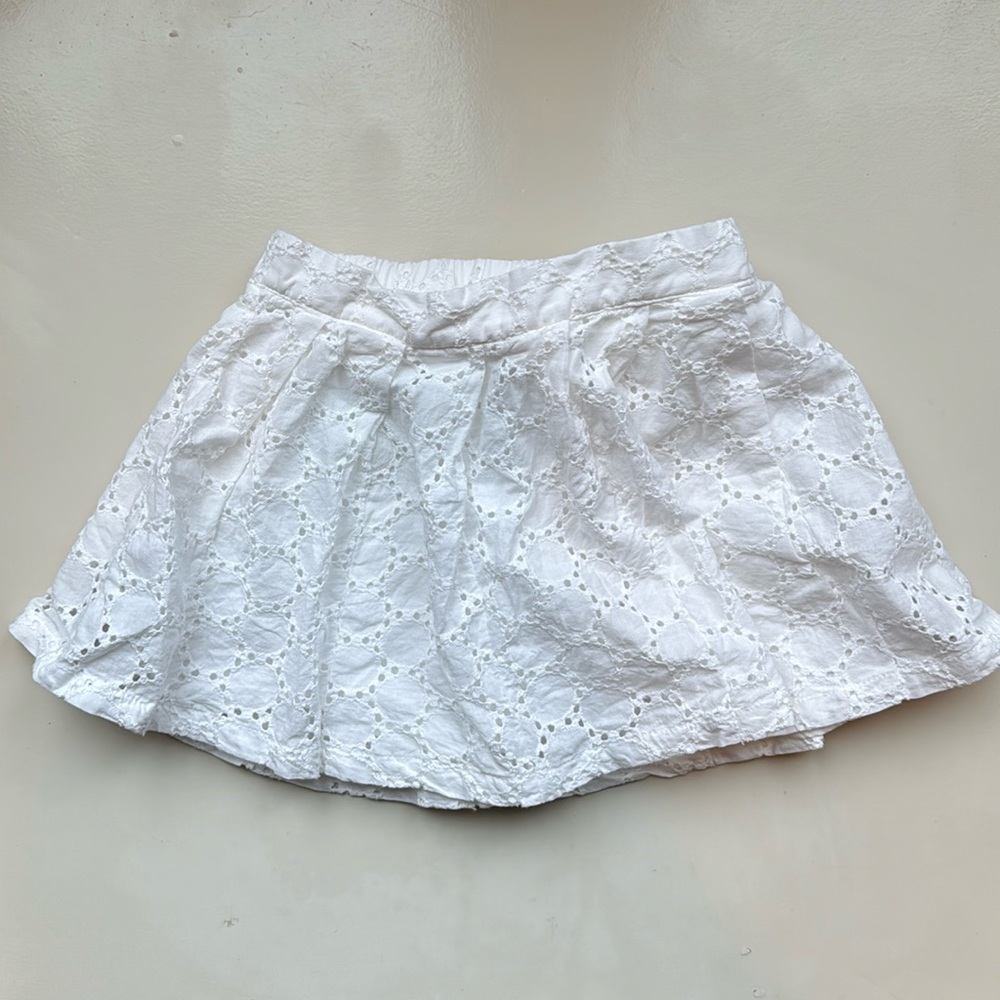 Janie and Jack white eyelet skirt 18-24m